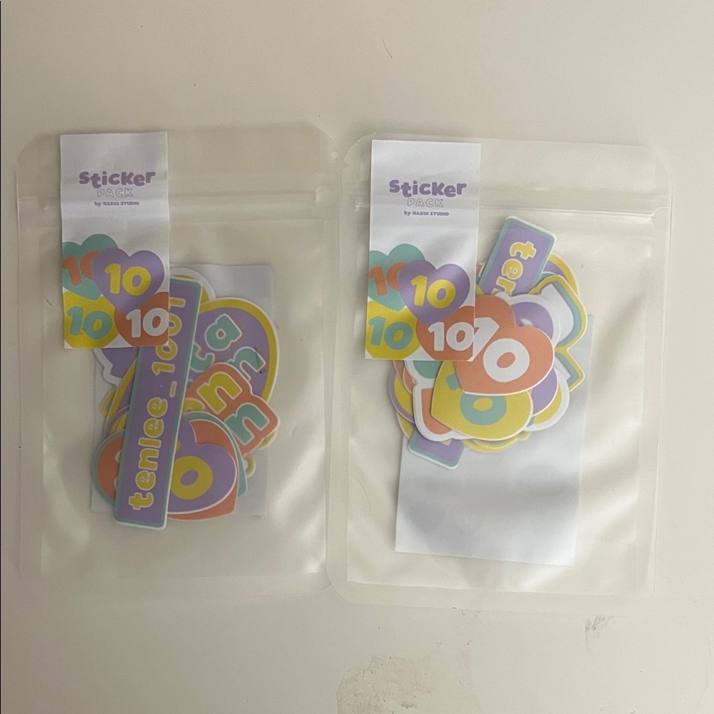 NCT Ten sticker 2pack set by haroi studio